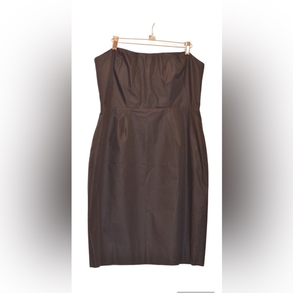 J. Crew Dresses & Skirts - J. CREW Cotton Cady Erika Strapless Sleeveless Dress Black Size 10